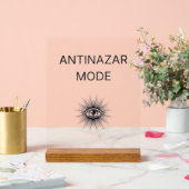 Anti Nazar Mode Acrylic Sign – Evil Eye Protection (Mariage)