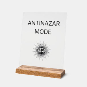 Anti Nazar Modus Acryl Bord – Bescherming tegen he