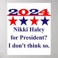 Anti-Nikki Haley voor President - Politiek citaat