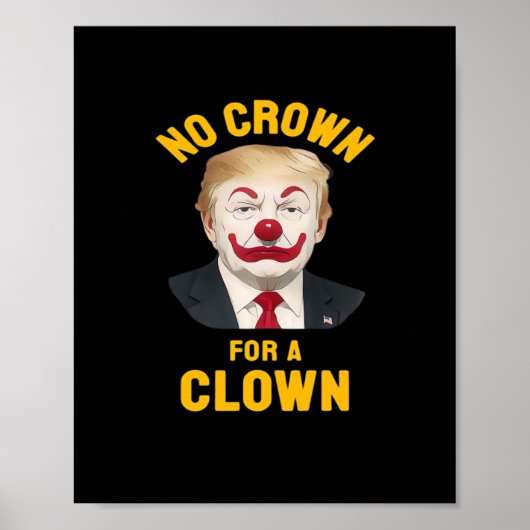 Anti-No Crown For A Clown Poster (Voorkant)
