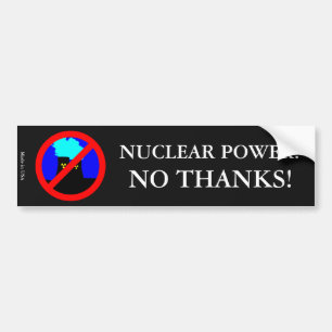 Anti-nucleaire Bumpersticker