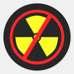 Anti-nucleaire Symbool Sticker