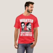 Anti Obama Bait en Switch T-shirt (Voorkant volledig)