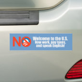Anti-Obama - Belastingheffing nu betalen Bumpersti Bumpersticker (Op auto)