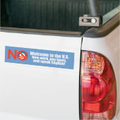 Anti-Obama - Belastingheffing nu betalen Bumpersti Bumpersticker (Op Truck)