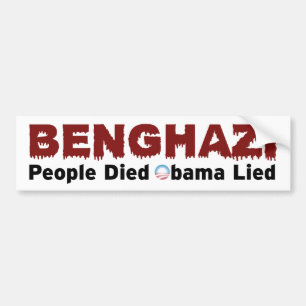 Anti-Obama Benghazi Bumpersticker