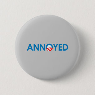 Anti-Obama - boos Ronde Button 5,7 Cm