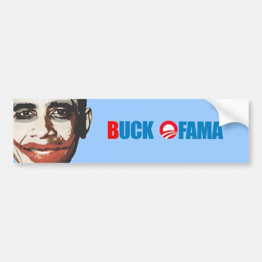 Anti-Obama - Buck Ofama Bumpersticker (Voorkant)