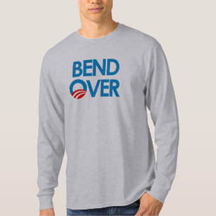 Anti-Obama - buigen over T-SHIRT