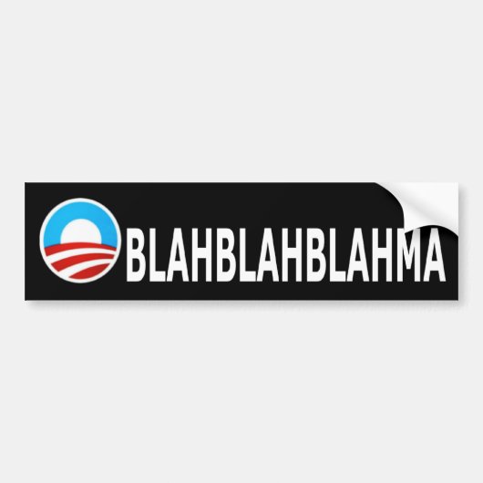 Anti Obama Bumpersticker (Voorkant)