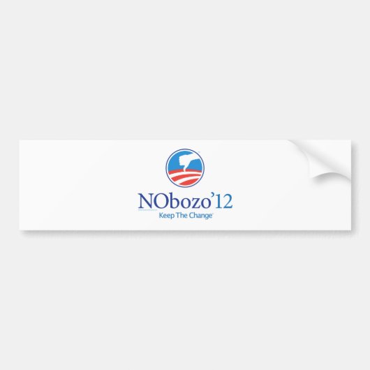 Anti-Obama Bumpersticker (Voorkant)