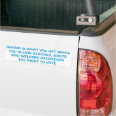 Anti-Obama Bumpersticker (Op Truck)