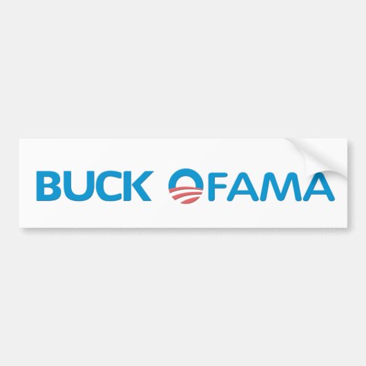 Anti-Obama Bumpersticker (Voorkant)