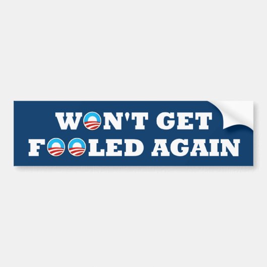 Anti Obama Bumpersticker (Voorkant)