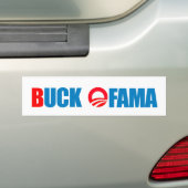 Anti-Obama Bumpersticker: Buck Ofama Bumpersticker (Op auto)