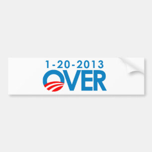 Anti-Obama bumpersticker - Meer dan 1-20-2013