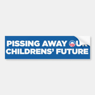 Anti-Obama bumpersticker (voor stopborden)