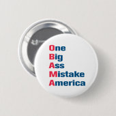 Anti-Obama Button (Voorkant /achterkant)