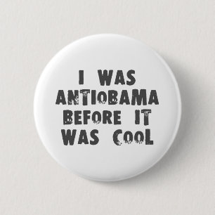 Anti-Obama Button
