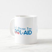 Anti-Obama - drink de wolhulp niet Koffiemok (Voorkant links)