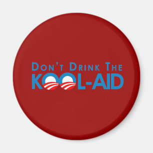 Anti-Obama - drink de wolhulp niet Magneet