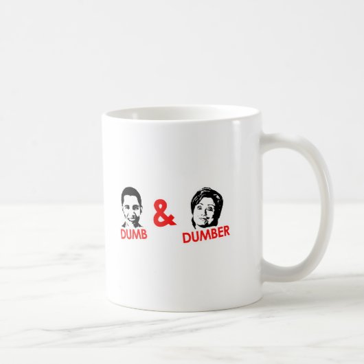 Anti-Obama - Dumb en Dumber Koffiemok (Rechts)