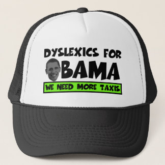 Anti Obama dyslexie Trucker Pet