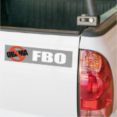 Anti-Obama - fbo Bumpersticker (Op Truck)