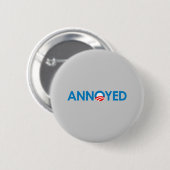 Anti-Obama - geërgerd Ronde Button 5,7 Cm (Voorkant /achterkant)
