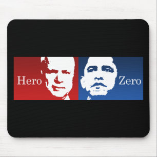Anti-Obama - Hero vs. Zero Muismat