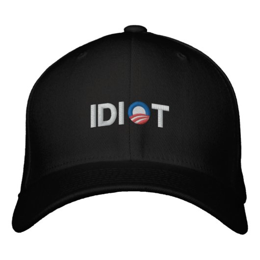 ANTI-OBAMA - IDIOOT PET (Voorkant)