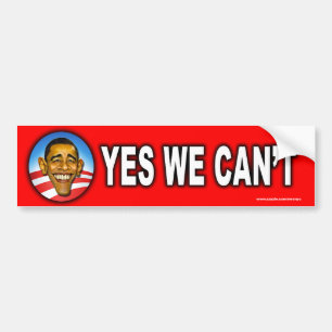 anti-Obama "Ja We kunnen niet" sticker