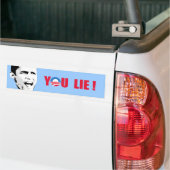 Anti-Obama - je liegt Bumpersticker (Op Truck)