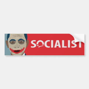 Anti-Obama Joker Socialist Bumpersticker