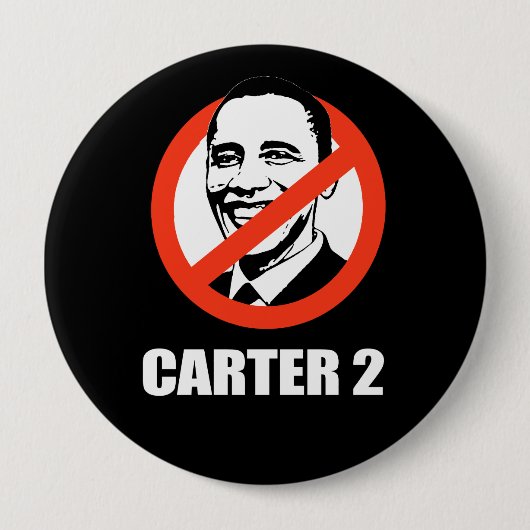 Anti-Obama - karter 2 Ronde Button 4,0 Cm (Voorkant)