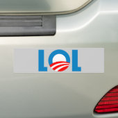 Anti-Obama - LOL Bumpersticker (Op auto)