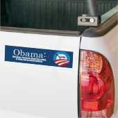 Anti-Obama - Omdat iedereen je geld verdient Bumpersticker (Op Truck)