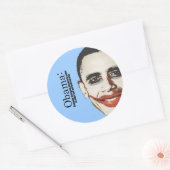 Anti-Obama - Omdat iedereen je geld verdient Ronde Sticker (Envelop)