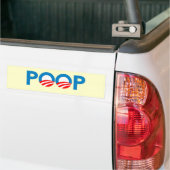 ANTI-OBAMA — POOP BUMPERSTICKER (Op Truck)