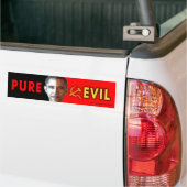 anti-Obama "Pure Evil"-bumpersticker Bumpersticker (Op Truck)