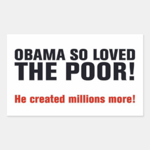Anti Obama Rechthoekige Sticker