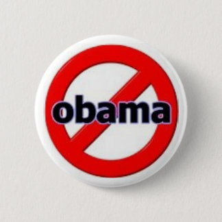 Anti-Obama Ronde Button 5,7 Cm