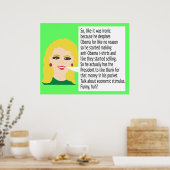 Anti-Obama rony Poster (Keuken)