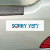 Anti-Obama - Sorry, maar Bumpersticker (Op auto)