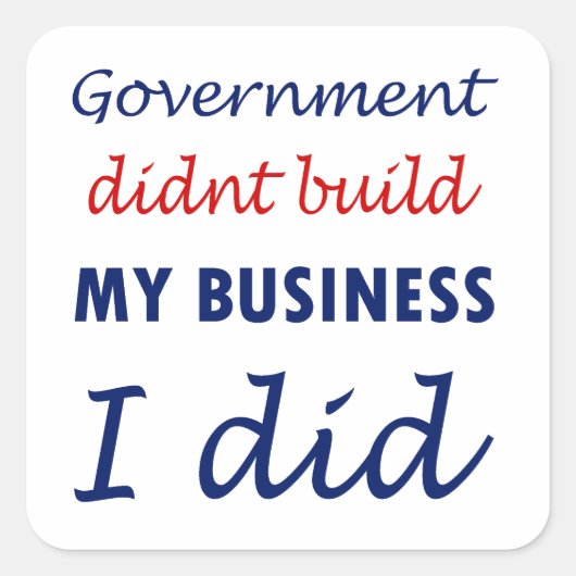 Anti Obama-Sticker Vierkante Sticker (Voorkant)