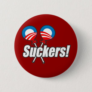 Anti-Obama - Suckers Ronde Button 5,7 Cm