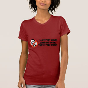 Anti-Obama T-shirt - U houdt de verandering aan