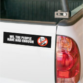 ANTI-OBAMA- Wij de mensen hebben genoeg gehad Bumpersticker (Op Truck)