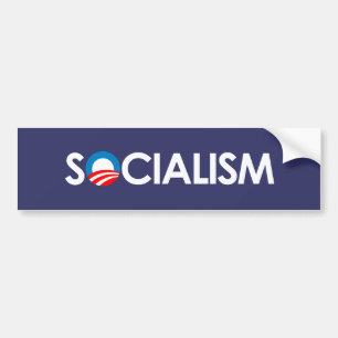 Anti-Obama - Witte socialistische partij Bumpersticker