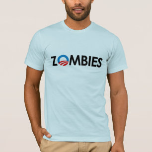 Anti-Obama - Zombies zwart T-shirt